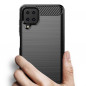 Samsung Galaxy A12 Case Carbon Elegant  Black