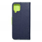 Samsung Galaxy A22 LTE Wallet Cases Fancy Book Navy / Lime