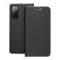 Samsung Galaxy S20 FE 5G Wallet Cases LUNA Book Carbon Carbon Fibre, Elegant  Black