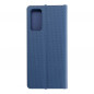 Samsung Galaxy S20 FE 5G Wallet Cases LUNA Book Carbon Carbon Fibre, Elegant  Blue