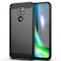 Motorola Moto E7 Plus Case Carbon Elegant  Black