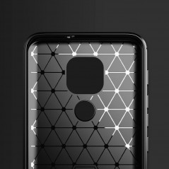 Motorola Moto E7 Plus Case Carbon Elegant  Black