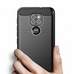 Motorola Moto E7 Plus Case Carbon Elegant  Black