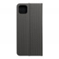 Samsung Galaxy A22 5G Wallet Cases LUNA Book Carbon Carbon Fibre, Elegant  Black