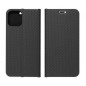 Apple iPhone 13 Pro Max Wallet Cases LUNA Book Carbon Carbon Fibre, Elegant  Black