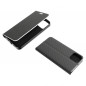 Apple iPhone 13 Pro Max Wallet Cases LUNA Book Carbon Carbon Fibre, Elegant  Black