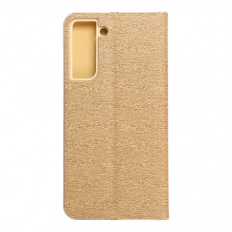 Samsung Galaxy S21 FE 5G Wallet Cases LUNA Book Gold Elegant Gold