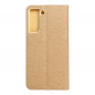 Samsung Galaxy S21 FE 5G Wallet Cases LUNA Book Gold Elegant  Gold