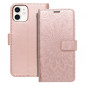 Apple iPhone 12 Wallet Cases MEZZO Book Mandala  Rose gold