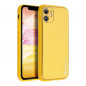 Apple iPhone 11 Case Leather Yellow