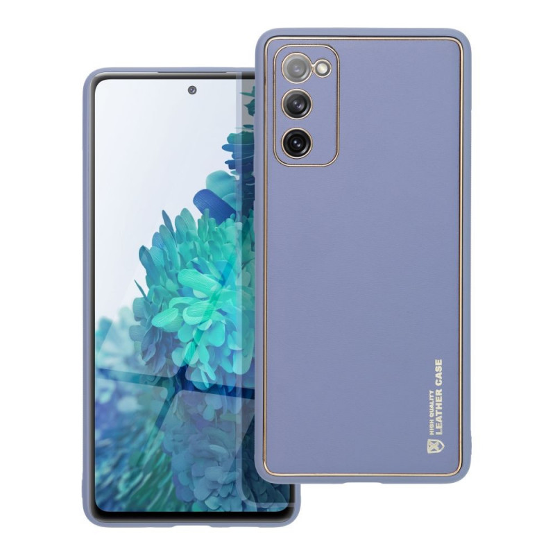 Samsung Galaxy S20 FE 5G 2022 Case Leather Blue