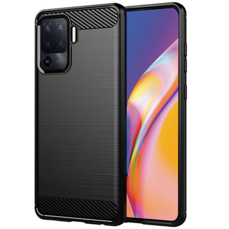 Oppo A94 5G Case Carbon Elegant  Black