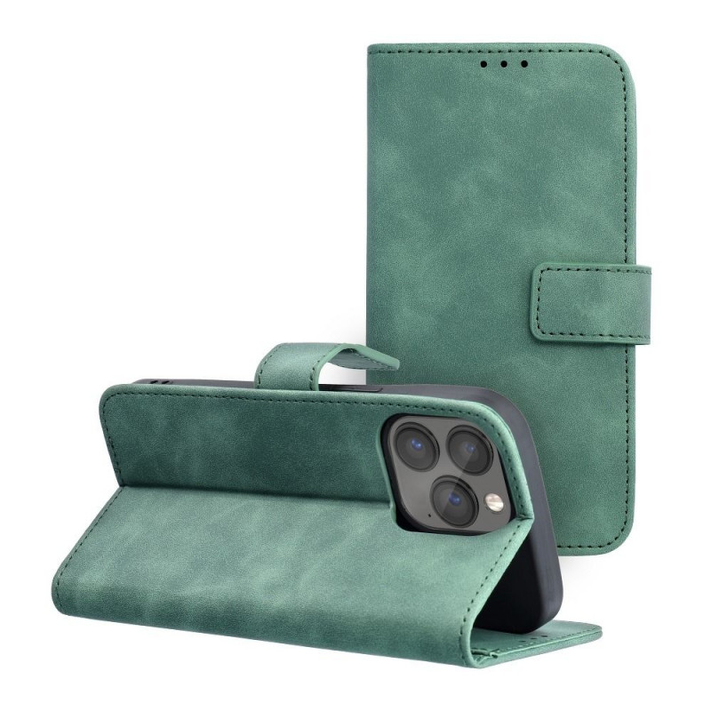 Apple iPhone 13 Pro Wallet Cases TENDER Book Green