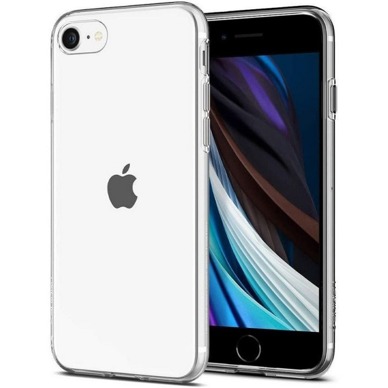 Apple iPhone SE 2022 5G Case Spigen Liquid Crystal Crystal clear  Transparent