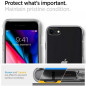 Apple iPhone SE 2022 5G Case Spigen Liquid Crystal Crystal clear  Transparent
