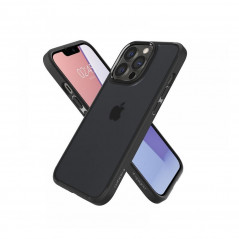 Apple iPhone 13 Pro Case Spigen Ultra Hybrid Crystal clear  Matte frost black