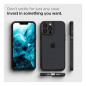 Apple iPhone 13 Pro Case Spigen Ultra Hybrid Crystal clear  Matte frost black