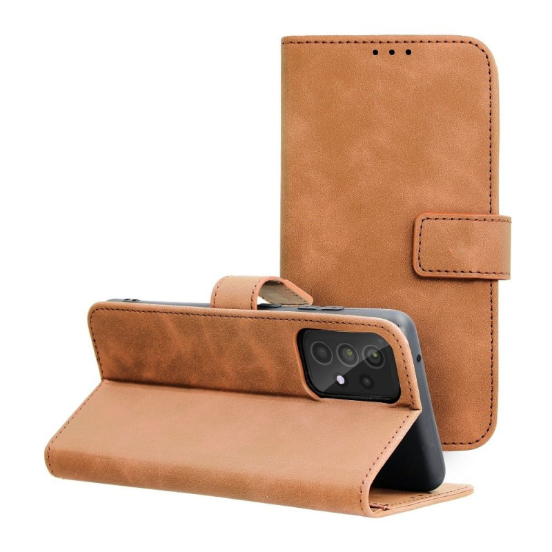 Samsung Galaxy A52s 5G Wallet Cases TENDER Book Brown