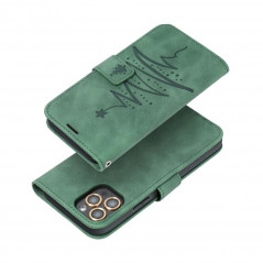 Apple iPhone 13 mini Wallet Cases MEZZO Book Tree  Green