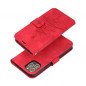 Apple iPhone 13 Pro Max Wallet Cases MEZZO Book Tree  Red