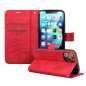 Apple iPhone 13 Pro Max Wallet Cases MEZZO Book Tree  Red