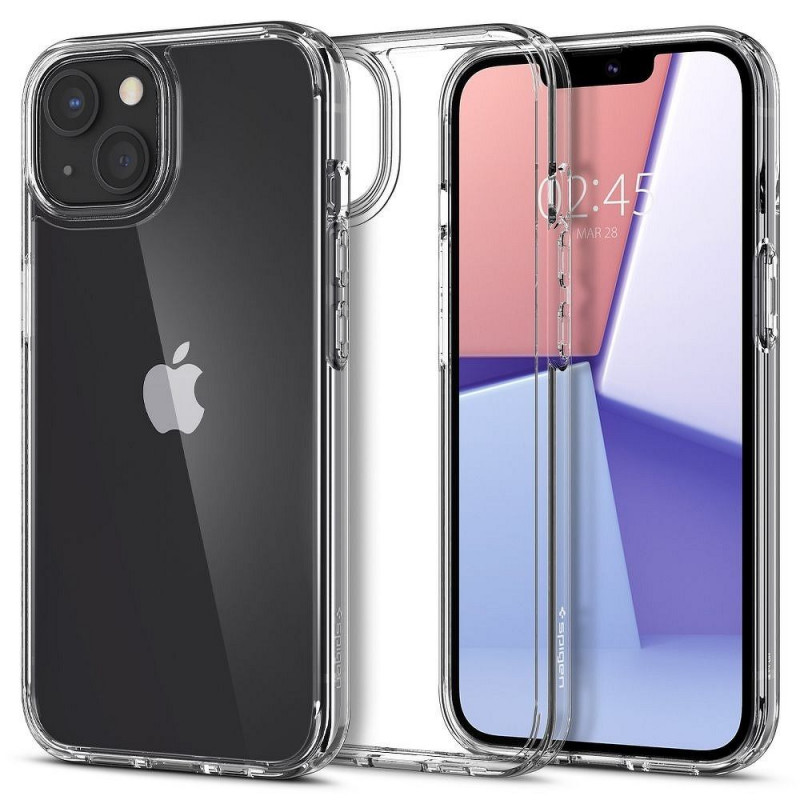 Apple iPhone 13 Case Spigen Ultra Hybrid Crystal clear  Transparent