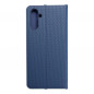 Samsung Galaxy A13 LTE Wallet Cases LUNA Book Carbon Carbon Fibre, Elegant  Blue