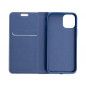 Samsung Galaxy A13 LTE Wallet Cases LUNA Book Carbon Carbon Fibre, Elegant  Blue