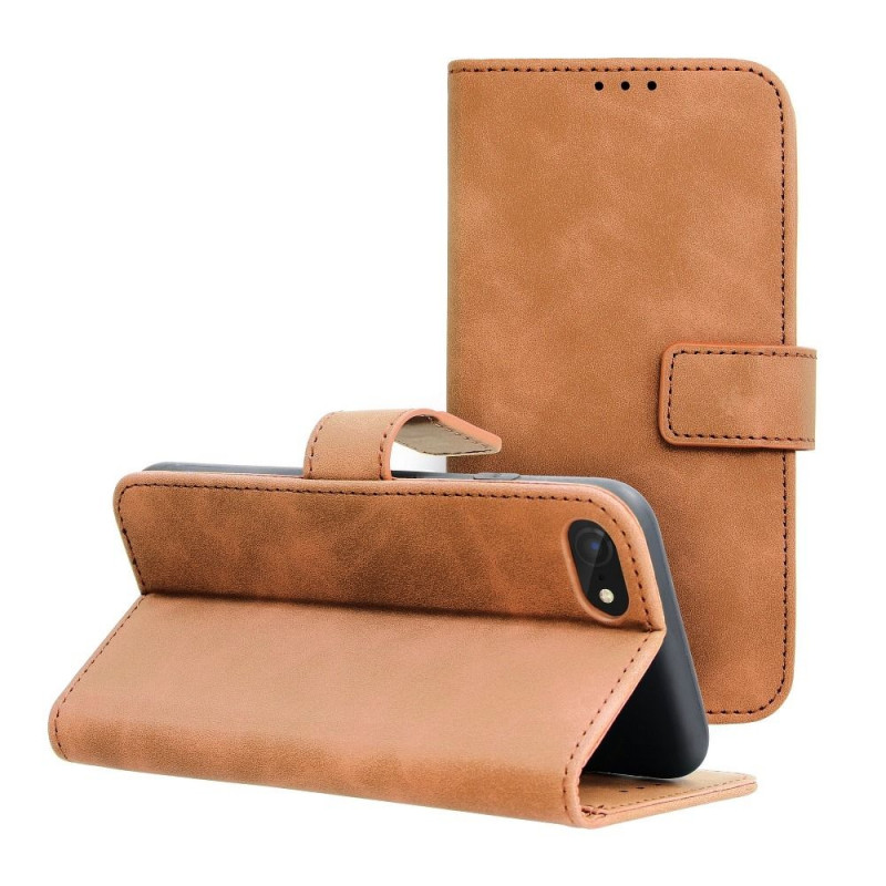 Apple iPhone SE 2022 5G Wallet Cases TENDER Book Brown