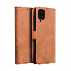 Samsung Galaxy A12 Wallet Cases TENDER Book Brown