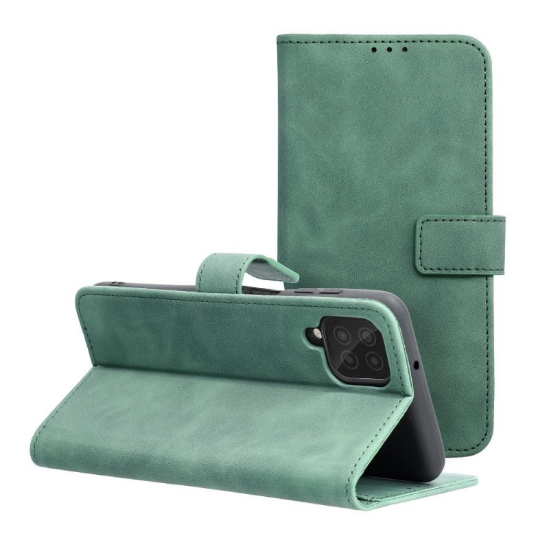 Samsung Galaxy A12 Wallet Cases TENDER Book Green