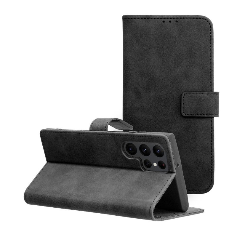 Samsung Galaxy S22 Ultra Wallet Cases TENDER Book Black