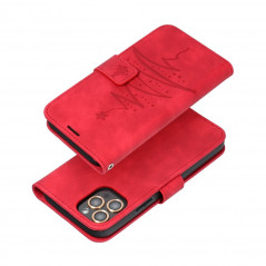 Apple iPhone 13 mini Wallet Cases MEZZO Book Tree  Red
