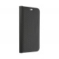 Samsung Galaxy A13 LTE Wallet Cases LUNA Book Carbon Carbon Fibre, Elegant  Black