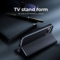 Samsung Galaxy A13 LTE Wallet Cases LUNA Book Carbon Carbon Fibre, Elegant  Black