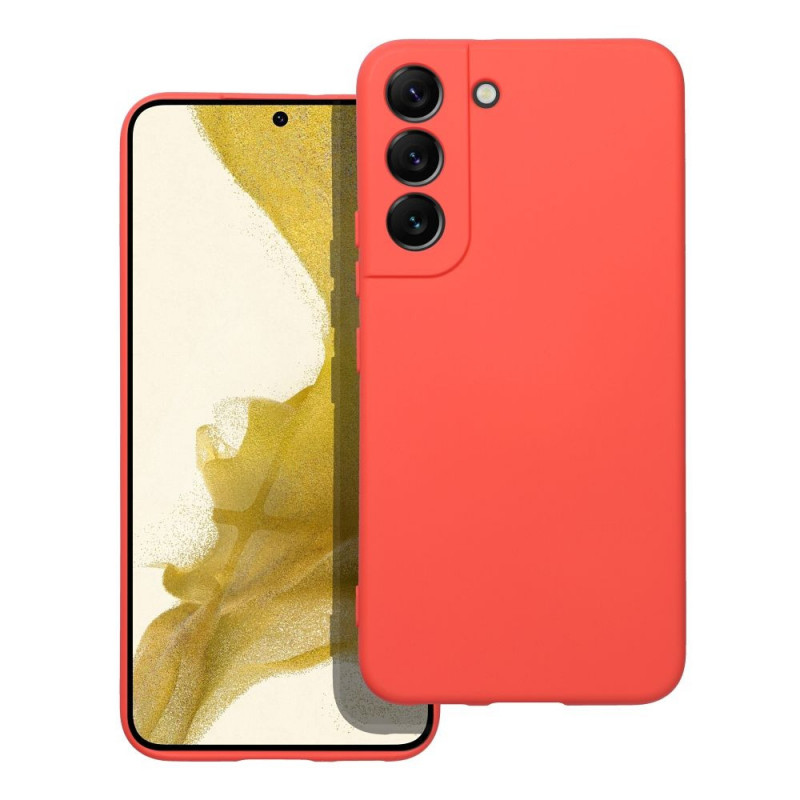 Samsung Galaxy S22 Case Silicone Elegant  Peach