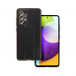 Samsung Galaxy A52 5G Case LEATHER Case Kickstand Black