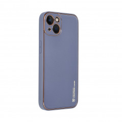 Apple iPhone 13 Case Leather Blue