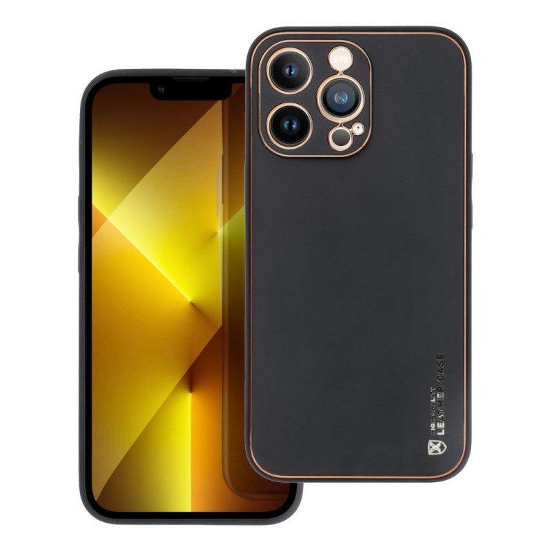 Apple iPhone 13 Pro Case Leather Black