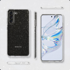Samsung Galaxy S21 FE 5G Case Spigen Liquid Crystal Crystal clear  Glitter crystal
