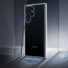 Samsung Galaxy S22 Ultra Case Spigen Ultra Hybrid Crystal clear  Transparent