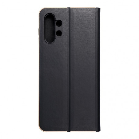 Samsung Galaxy A13 LTE Wallet Cases LUNA Book Gold Elegant Black