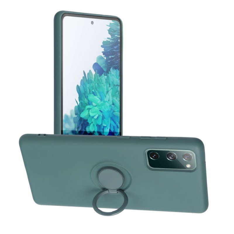 Samsung Galaxy S20 FE 5G Case Silicone ring Green
