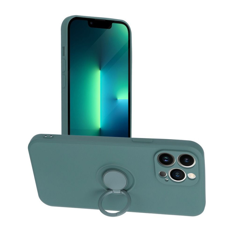 Apple iPhone 13 Pro Max Case Silicone ring Green