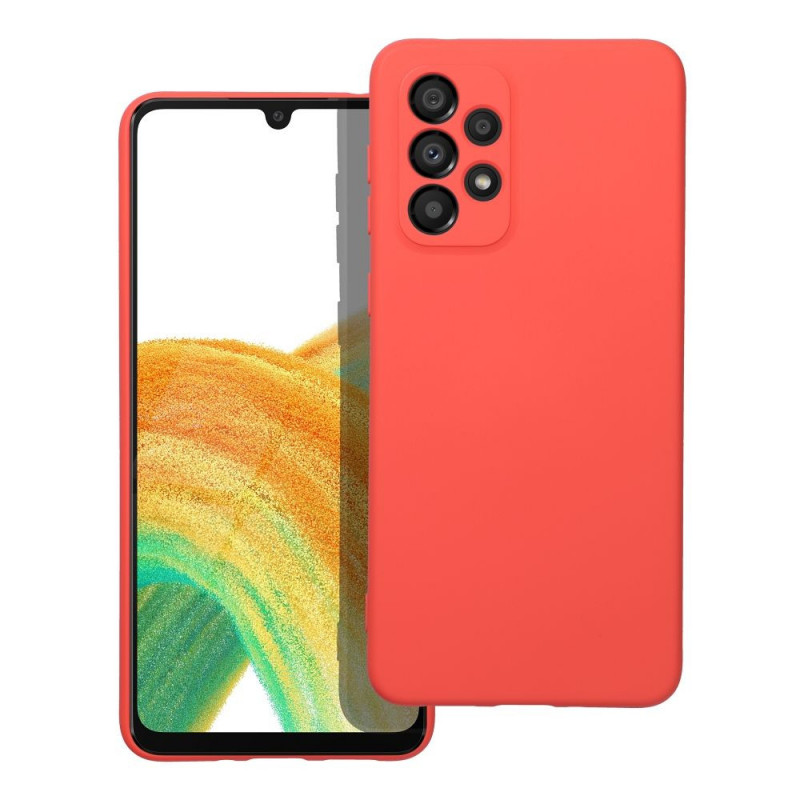 Samsung Galaxy A33 Case Silicone Elegant  Peach