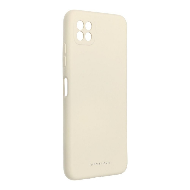 Samsung Galaxy A22 5G Case Roar Space Monochrome, Elegant  Aqua White