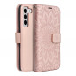 Samsung Galaxy S22 Wallet Cases MEZZO Book Mandala  Rose gold