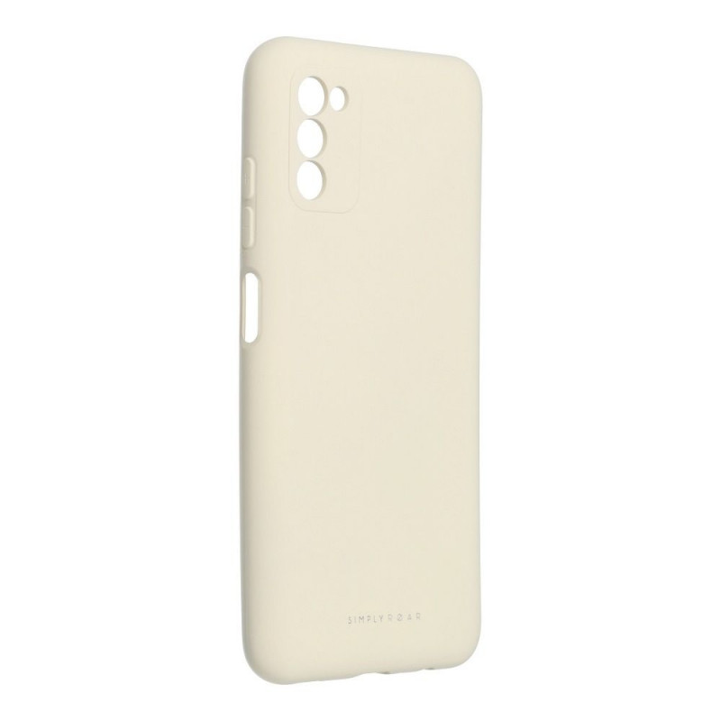 Samsung Galaxy A03s Case Roar Space Monochrome, Elegant  Aqua White