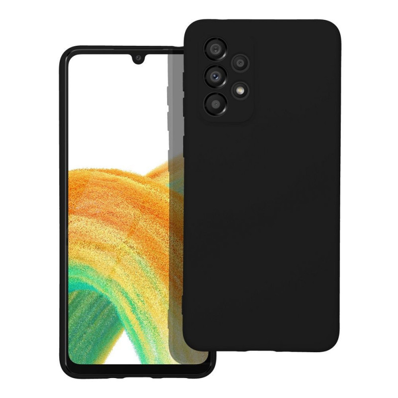 Samsung Galaxy A33 Case Silicone Elegant  Black