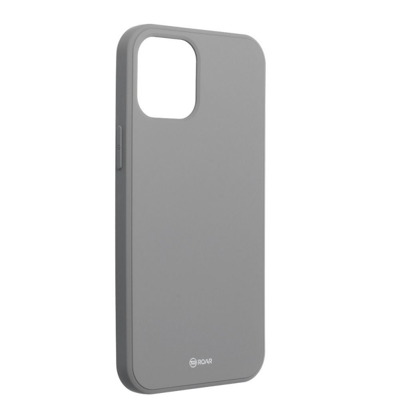 Apple iPhone 12 Pro Max Case Roar Colorful Jelly Grey